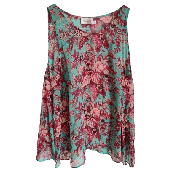 Zimmerman Floral Silk Top New Without Tags - Picture 2 of 13